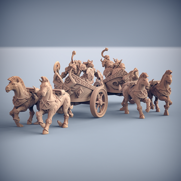 3D Printed Artisan Guild Minoc Chariots Order of the Labyrinth 28mm 32mm (Online Only)