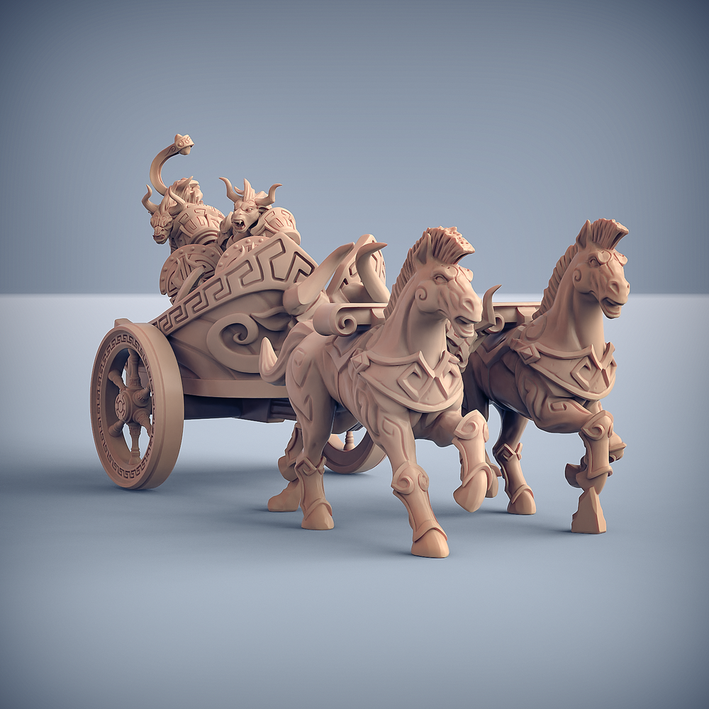 3D Printed Artisan Guild Minoc Chariots Order of the Labyrinth 28mm 32mm (Online Only)