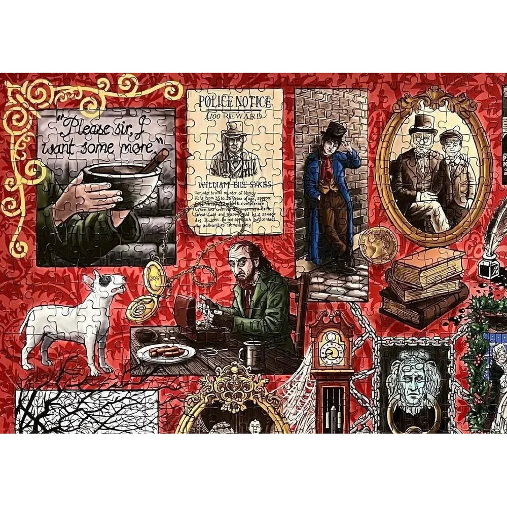 Charles Dickens 1000 Piece Jigsaw Puzzle Gibsons (ONLINE ORDER ONLY)