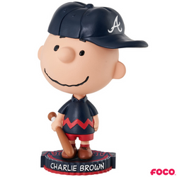 Charlie Brown Peanuts Bighead MLB Bobbleheads (ONLINE ORDER ONLY)