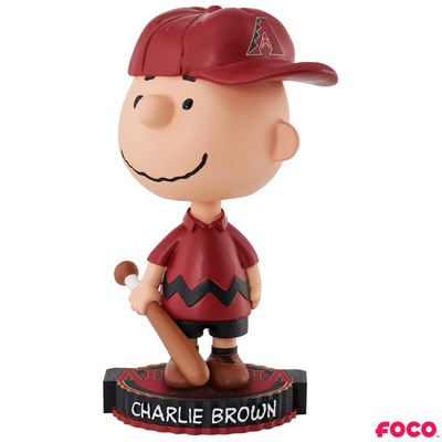 Charlie Brown Peanuts Bighead MLB Bobbleheads (ONLINE ORDER ONLY)