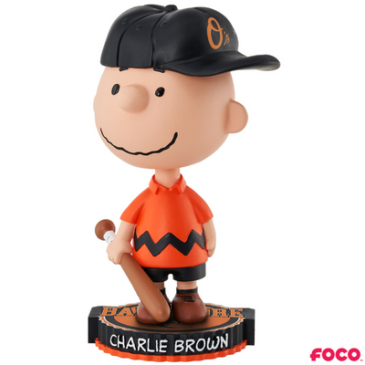 Charlie Brown Peanuts Bighead MLB Bobbleheads (ONLINE ORDER ONLY)