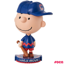 Charlie Brown Peanuts Bighead MLB Bobbleheads (ONLINE ORDER ONLY)