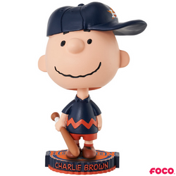Charlie Brown Peanuts Bighead MLB Bobbleheads (ONLINE ORDER ONLY)