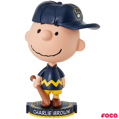 Charlie Brown Peanuts Bighead MLB Bobbleheads (ONLINE ORDER ONLY)