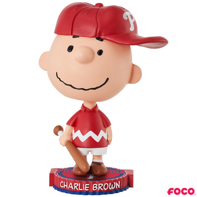 Charlie Brown Peanuts Bighead MLB Bobbleheads (ONLINE ORDER ONLY)