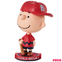 Charlie Brown Peanuts Bighead MLB Bobbleheads (ONLINE ORDER ONLY)