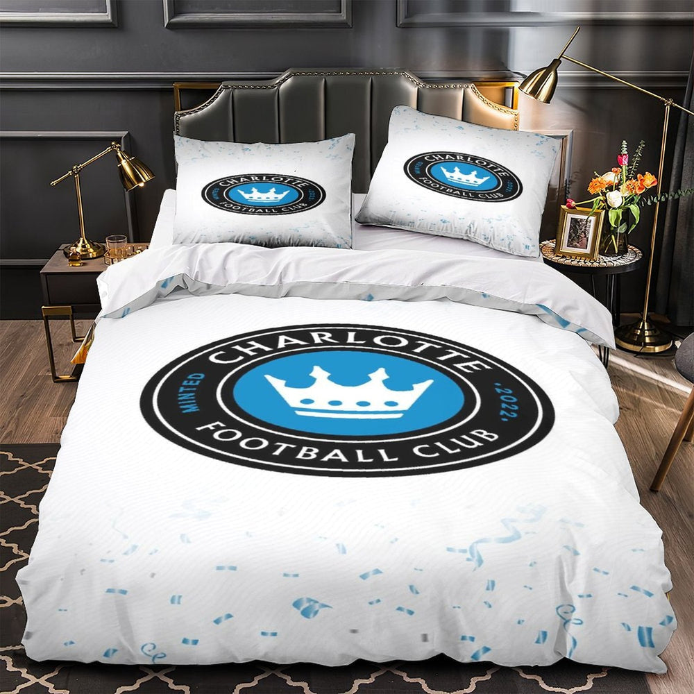 Charlotte FC Bedding Set Duvet Cover Without Filler (Online Order Only)