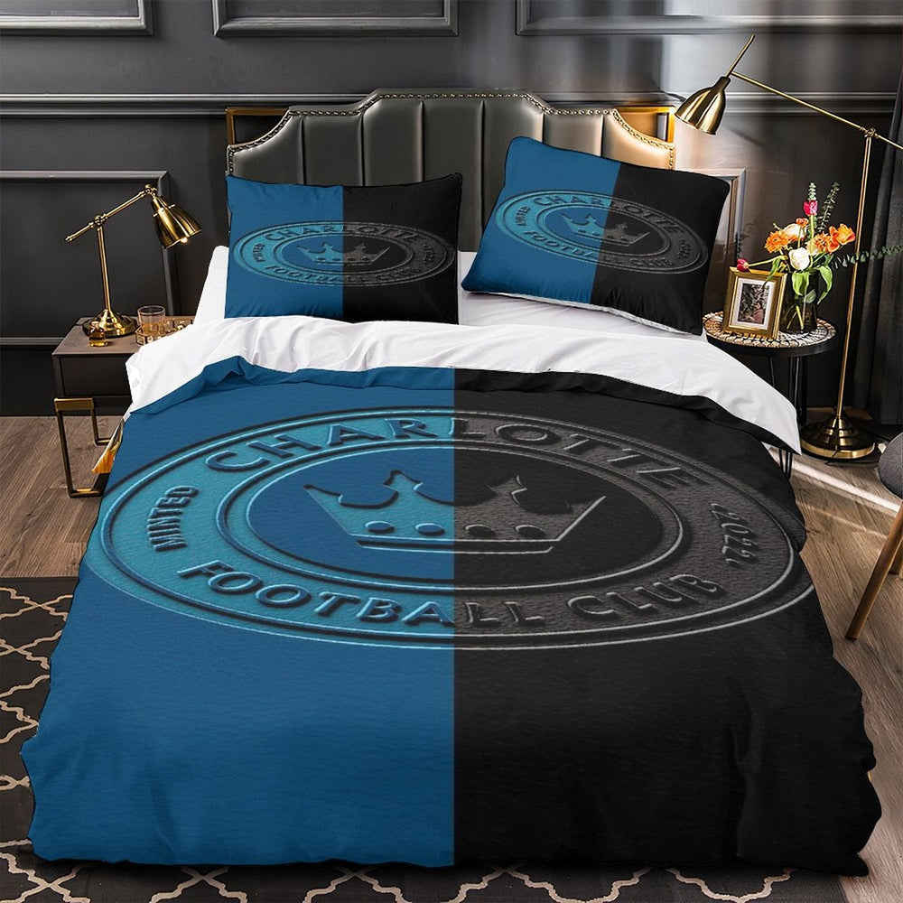 Charlotte FC Bedding Set Duvet Cover Without Filler (Online Order Only)