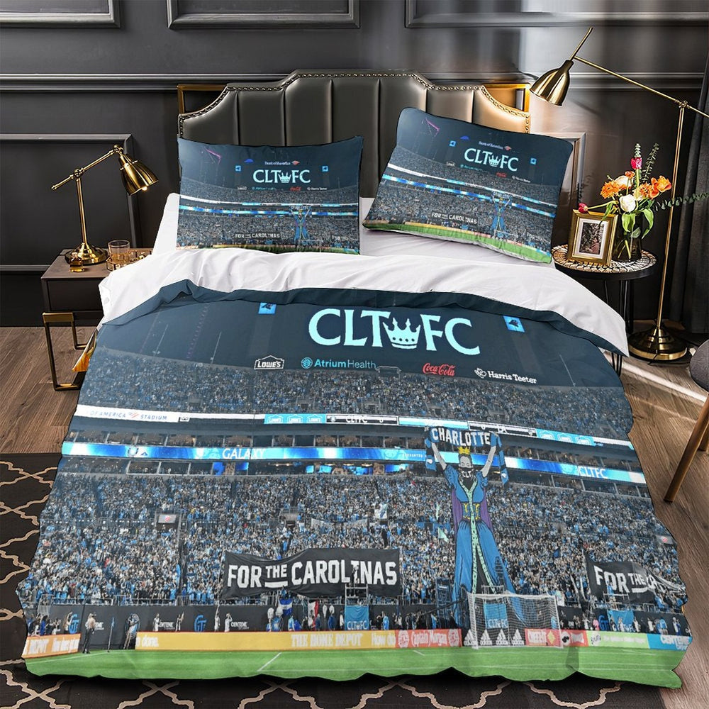 Charlotte FC Bedding Set Duvet Cover Without Filler (Online Order Only)