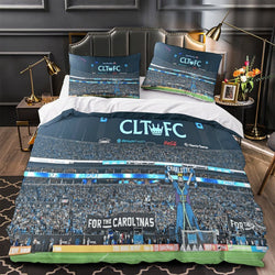 Charlotte FC Bedding Set Duvet Cover Without Filler (Online Order Only)