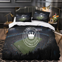 Charlotte FC Bedding Set Duvet Cover Without Filler (Online Order Only)