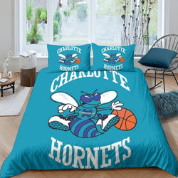 Charlotte Hornets Bedding Set Duvet Cover Without Filler (Online Order Only)
