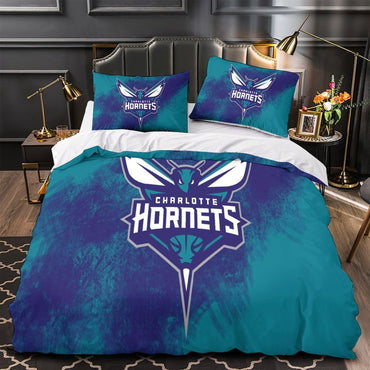 Charlotte Hornets Bedding Set Duvet Cover Without Filler (Online Order Only)