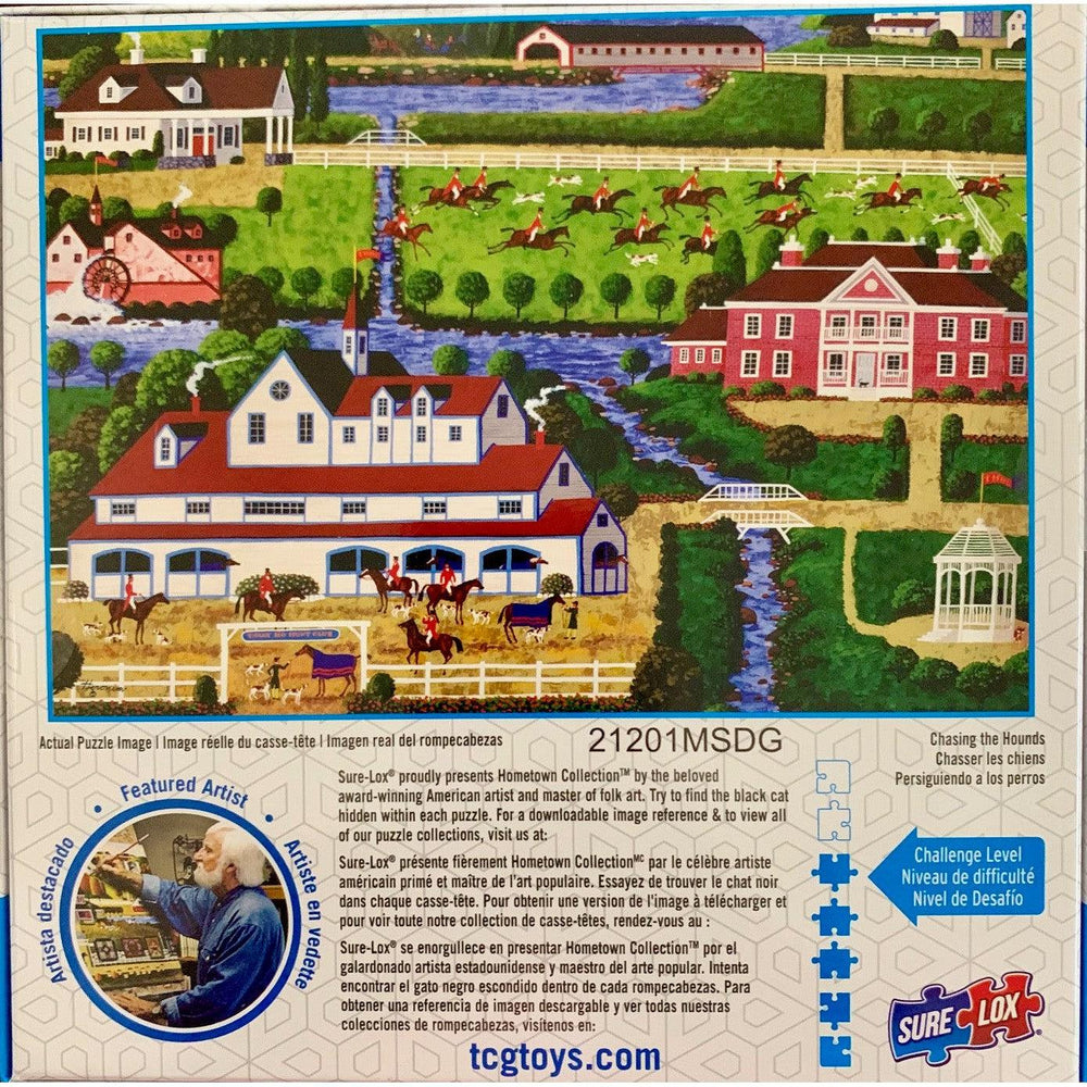 Chasing the Hounds Hometown Collection 1000 Piece Jigsaw Puzzle Sure Lox (ONLINE ORDER ONLY)