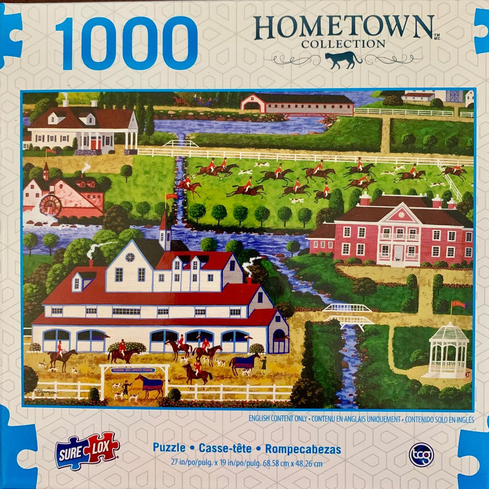 Chasing the Hounds Hometown Collection 1000 Piece Jigsaw Puzzle Sure Lox (ONLINE ORDER ONLY)