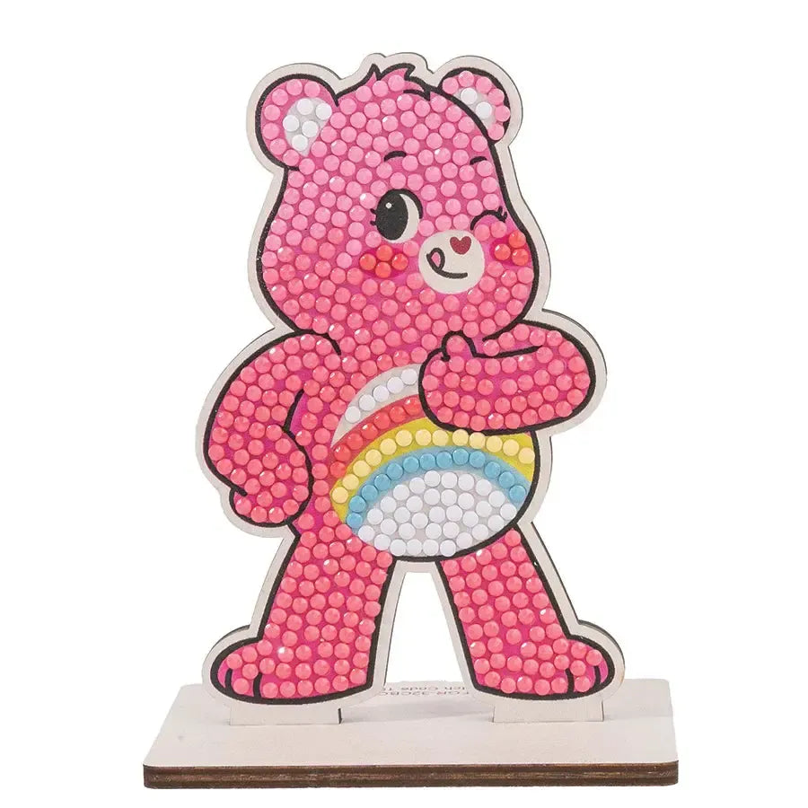 Cheer Care Bear Crystal Art Buddies Kit Craft Buddy (ONLINE ORDER ONLY)