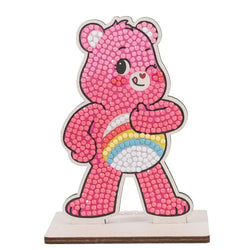 Cheer Care Bear Crystal Art Buddies Kit Craft Buddy (ONLINE ORDER ONLY)
