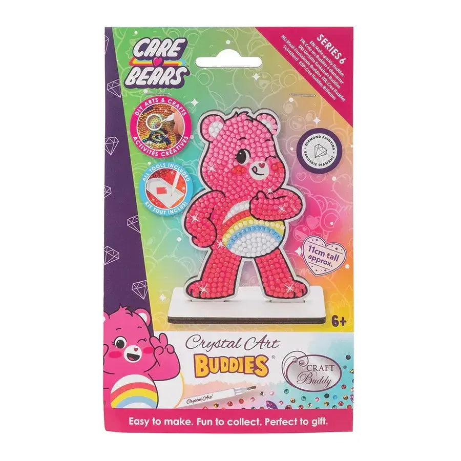 Cheer Care Bear Crystal Art Buddies Kit Craft Buddy (ONLINE ORDER ONLY)