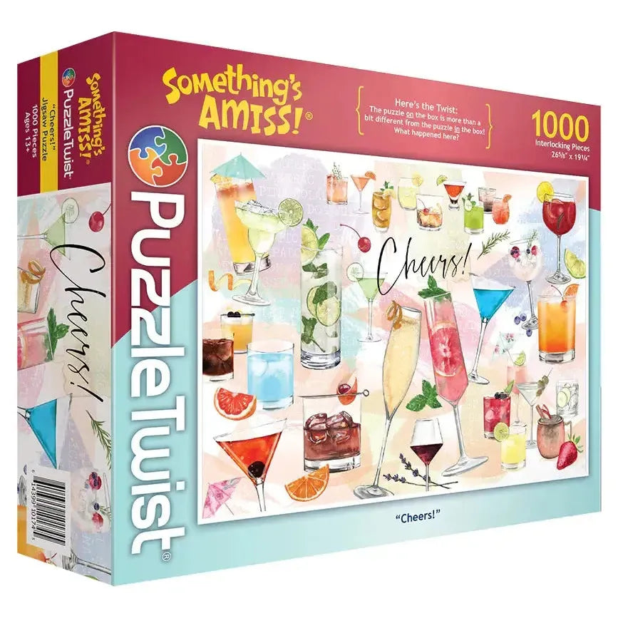 Cheers! "Something's Amiss!" 1000 Piece Jigsaw Puzzle PuzzleTwist (ONLINE ORDER ONLY)