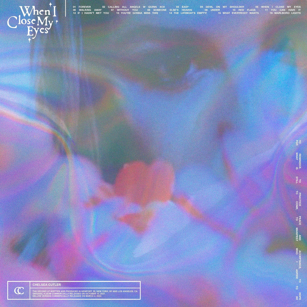 Chelsea Cutler - When I Close My Eyes [Deluxe Clear 2 LP] [Vinyl] (ONLINE ORDER ONLY)