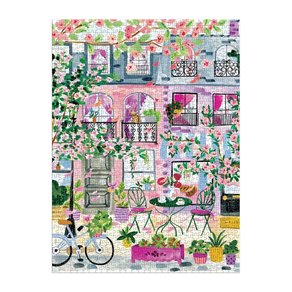 Cherry Lane Blossoms 1000 Piece Jigsaw Puzzle Galison