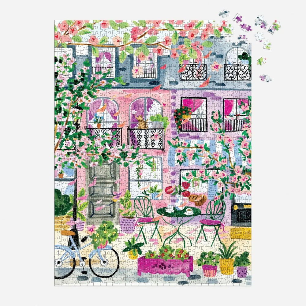 Cherry Lane Blossoms 1000 Piece Jigsaw Puzzle Galison
