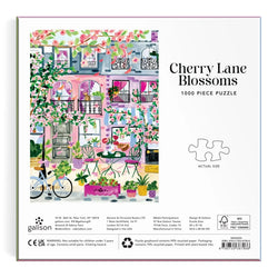 Cherry Lane Blossoms 1000 Piece Jigsaw Puzzle Galison