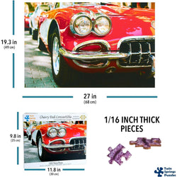 Cherry Red Convertible 1000 Piece Jigsaw Puzzle Twin Spring (ONLINE ORDER ONLY)