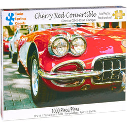 Cherry Red Convertible 1000 Piece Jigsaw Puzzle Twin Spring (ONLINE ORDER ONLY)