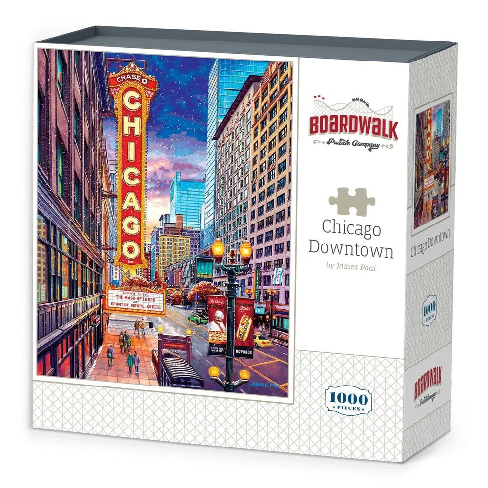 Chicago Downtown 1000 Piece Jigsaw Puzzle Boardwalk (ONLINE ORDER ONLY)