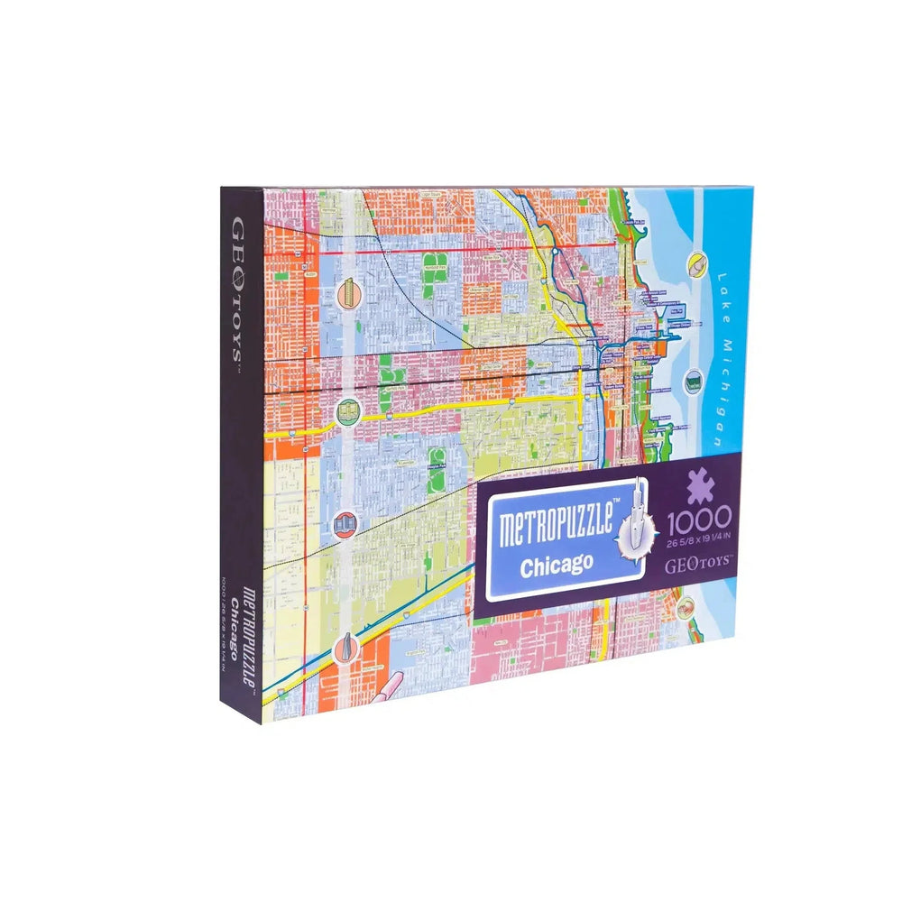 Chicago Metropuzzle 1000 Piece Jigsaw Puzzle Geotoys (ONLINE ORDER ONLY)