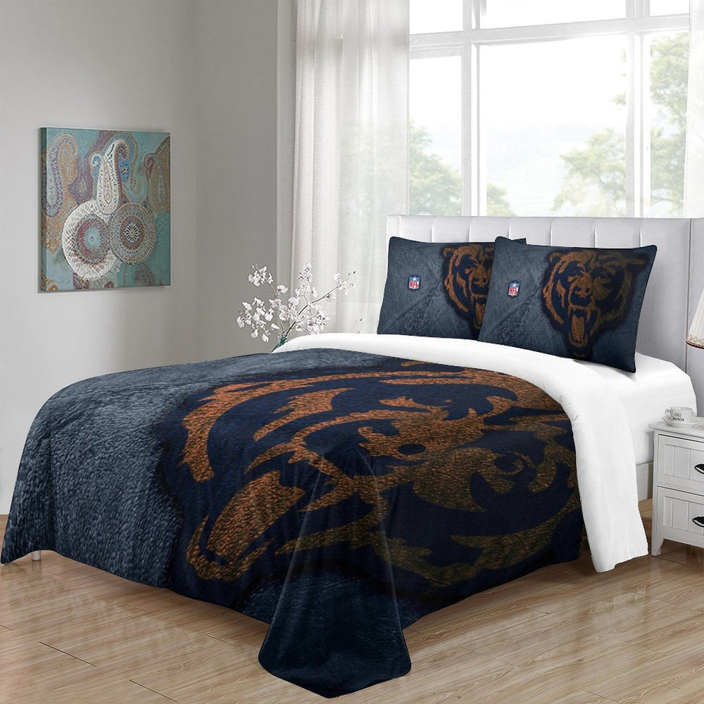 Chicago Bears Bedding Set Duvet Cover Without Filler (Online Order Only)