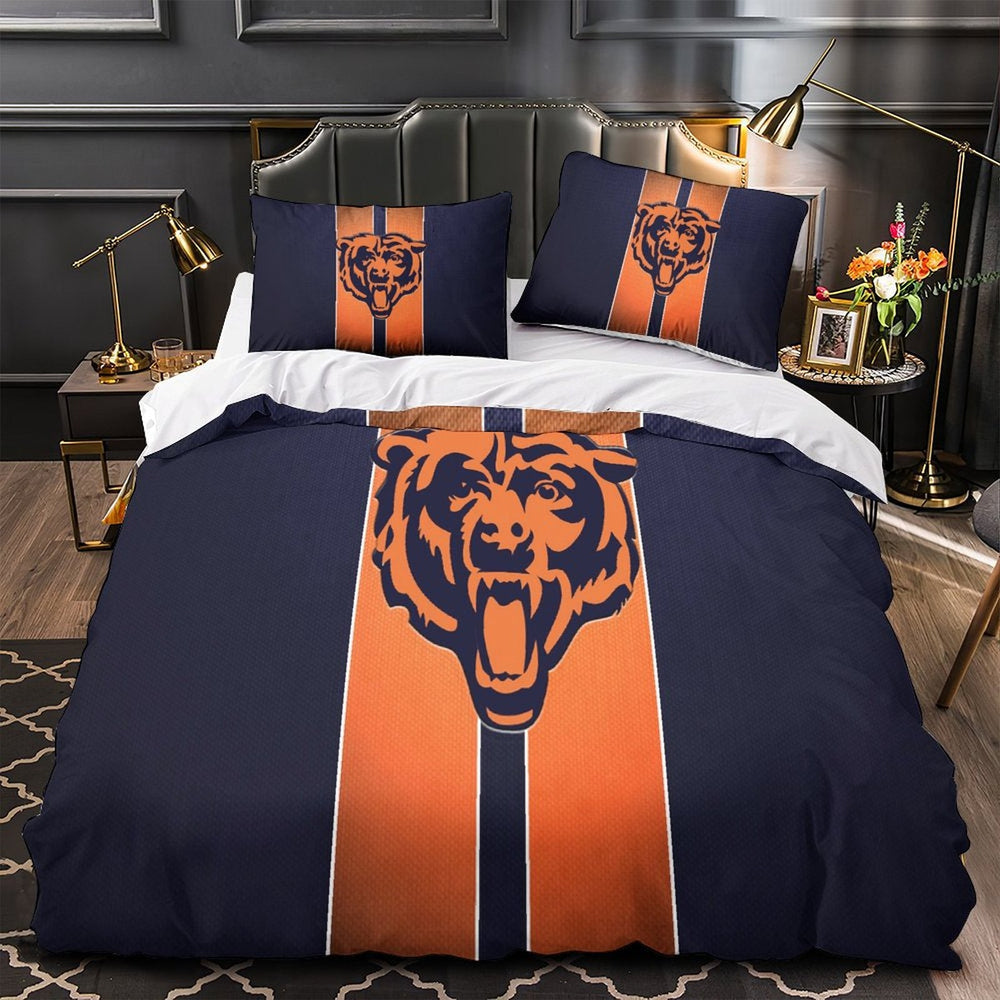 Chicago Bears Bedding Set Duvet Cover Without Filler (Online Order Only)