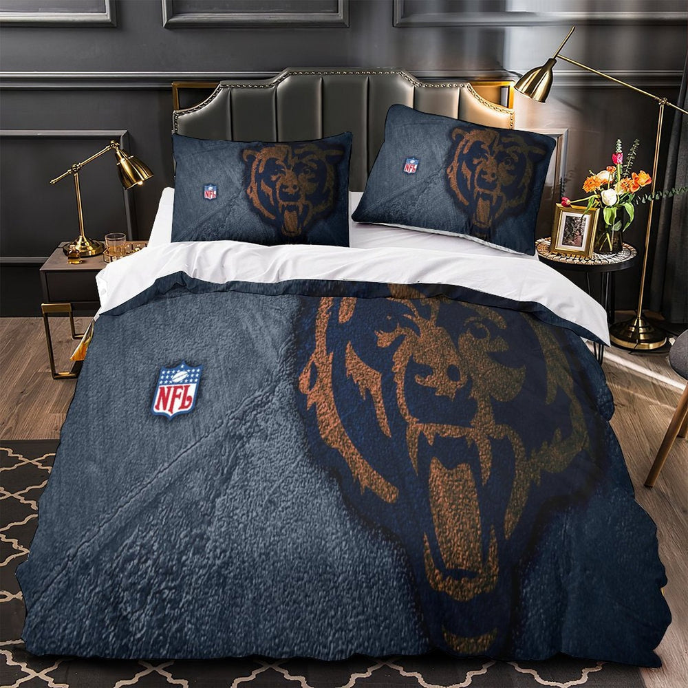 Chicago Bears Bedding Set Duvet Cover Without Filler (Online Order Only)