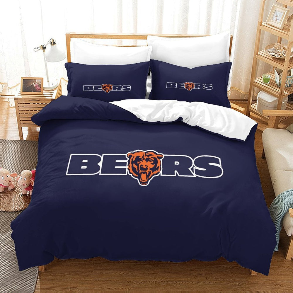 Chicago Bears Bedding Set Duvet Cover Without Filler (Online Order Only)