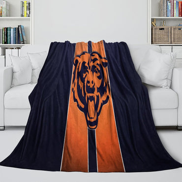 Chicago Bears Blanket Flannel Fleece Throw Room Decoration (Online Order Only)