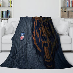 Chicago Bears Blanket Flannel Fleece Throw Room Decoration (Online Order Only)