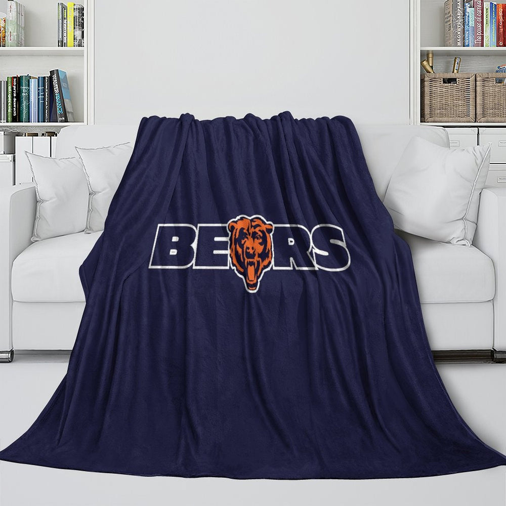 Chicago Bears Blanket Flannel Fleece Throw Room Decoration (Online Order Only)