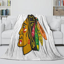 Chicago Blackhawks Blanket Flannel Throw Kids Room Decoration (Online Order Only)