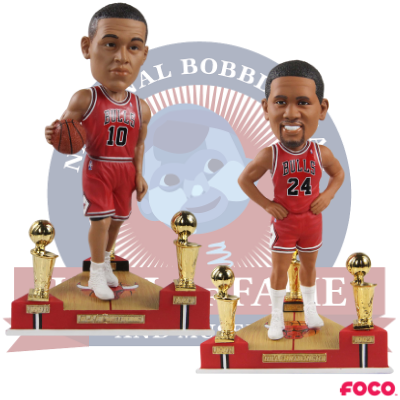 Chicago Bulls 3X NBA Champion Bobbleheads (ONLINE ORDER ONLY)