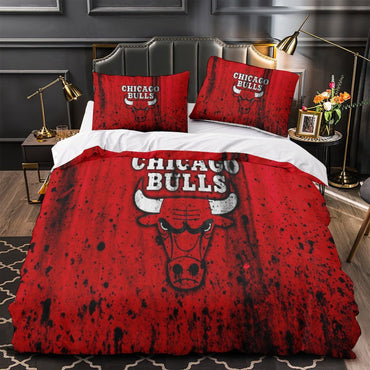 Chicago Bulls Bedding Set Duvet Cover Without Filler (Online Order Only)