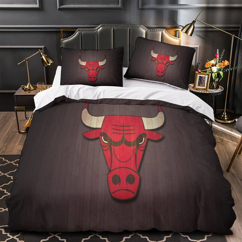 Chicago Bulls Bedding Set Duvet Cover Without Filler (Online Order Only)