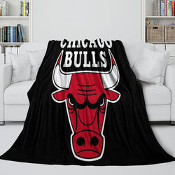 Chicago Bulls Blanket Flannel Fleece Throw Room Decoration (Online Order Only)