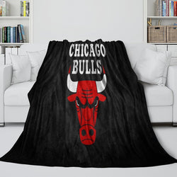Chicago Bulls Blanket Flannel Fleece Throw Room Decoration (Online Order Only)