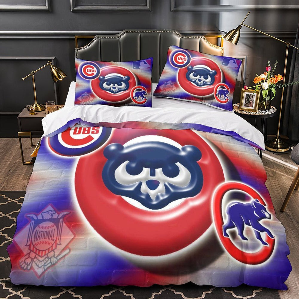 Chicago Cubs Bedding Set Quilt Cover Without Filler (Online Order Only)