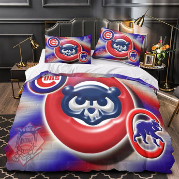 Chicago Cubs Bedding Set Quilt Cover Without Filler (Online Order Only)
