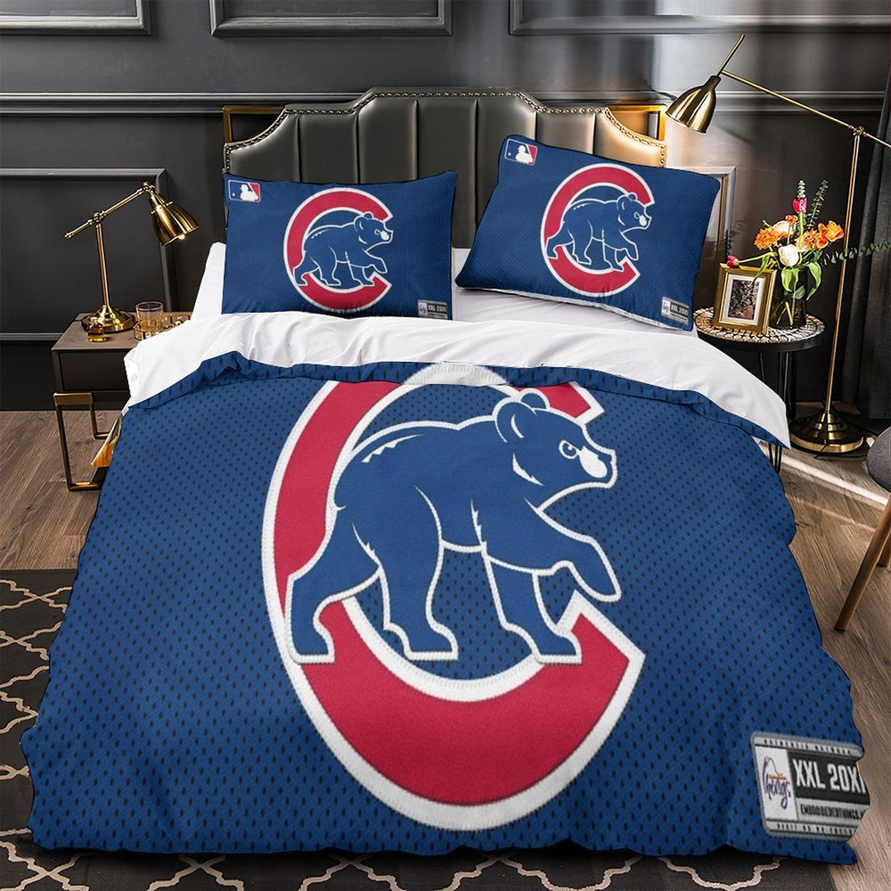Chicago Cubs Bedding Set Quilt Cover Without Filler (Online Order Only)