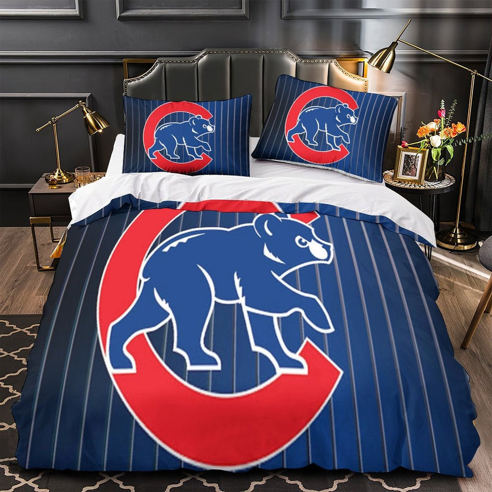 Chicago Cubs Bedding Set Quilt Cover Without Filler (Online Order Only)