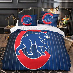 Chicago Cubs Bedding Set Quilt Cover Without Filler (Online Order Only)